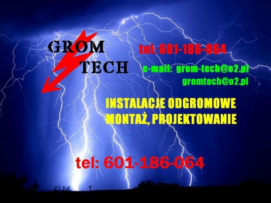 Instalatorstwo odgromowe podk,odgromniki,piorunochrony (skorzystaj z formularza)